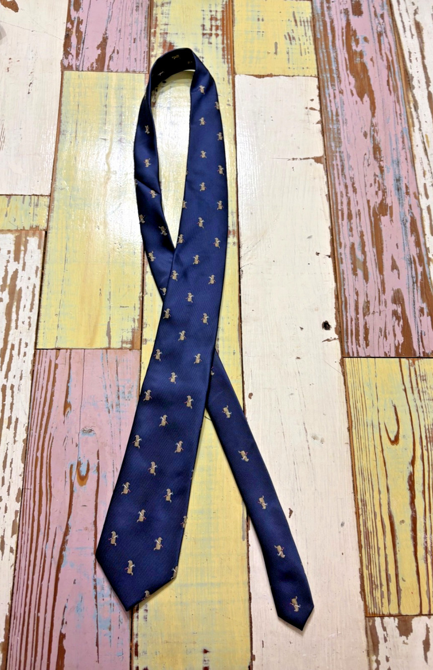 Merona tie mens blue beaver with Axe